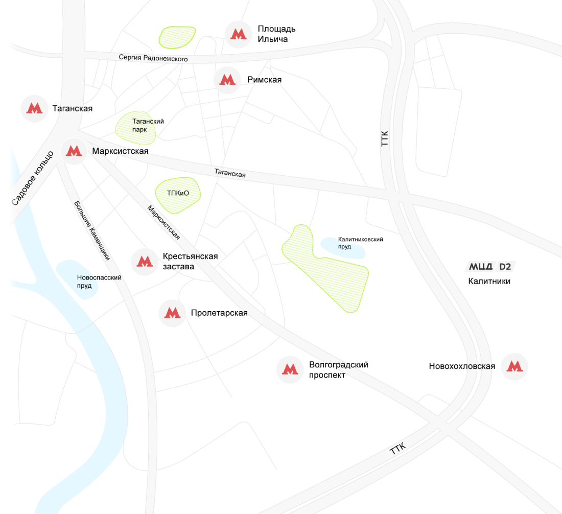 Превью инфраструктуры Nice Loft