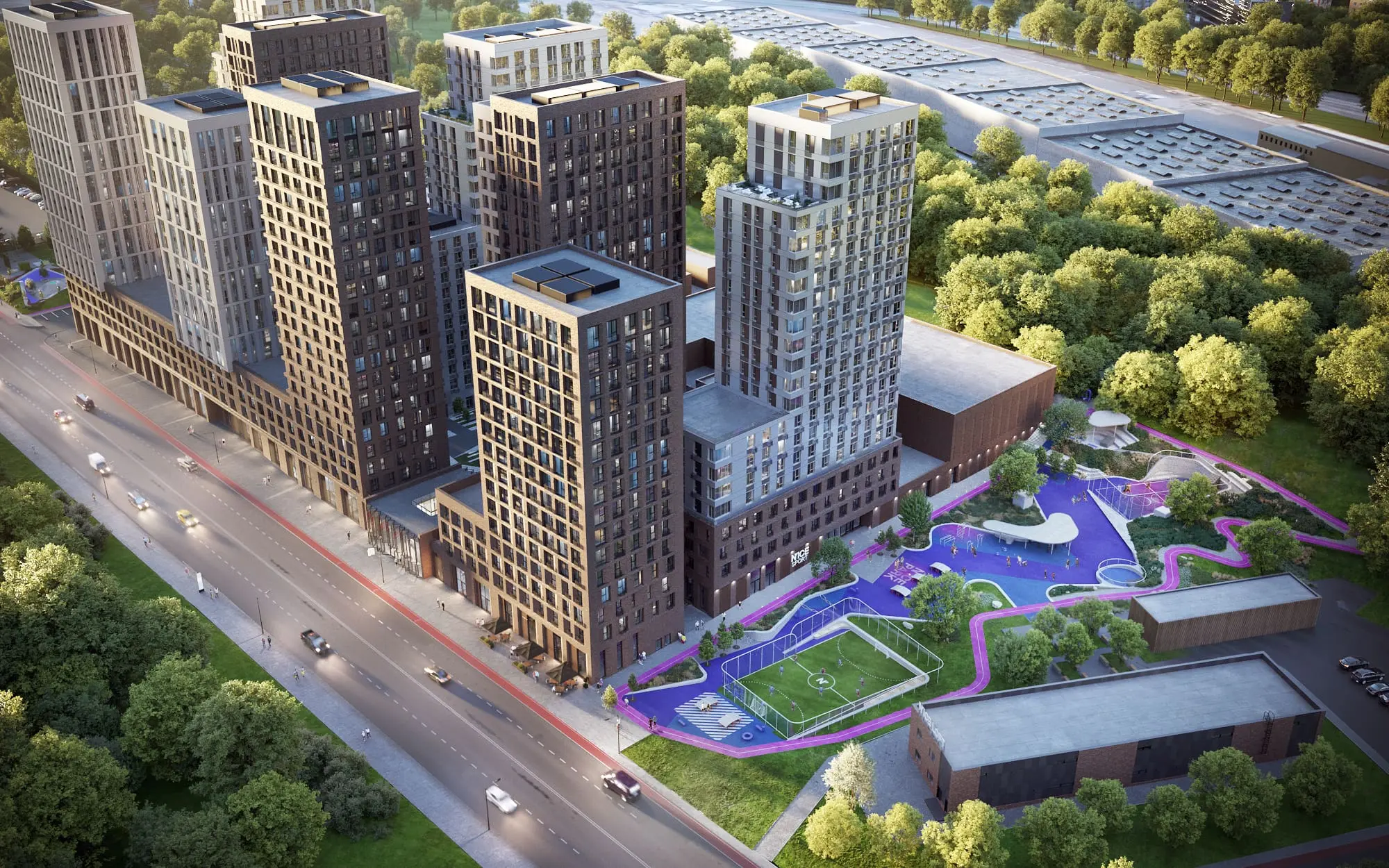 Превью инфраструктуры Nice Loft