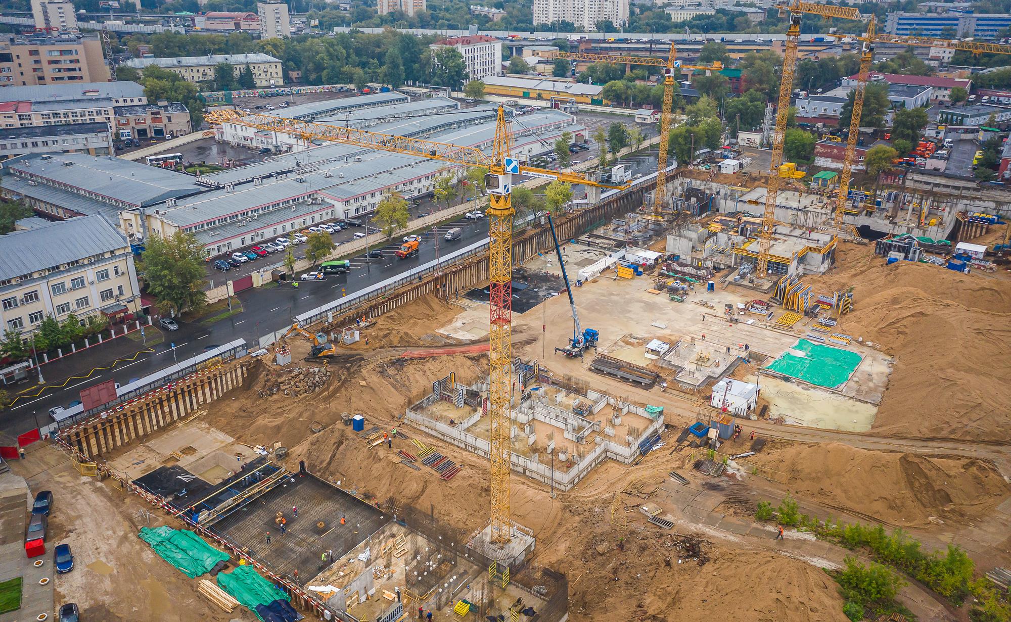 Первые фундаменты заложены. Началось строительство комплекса апартаментов N’ICE LOFT