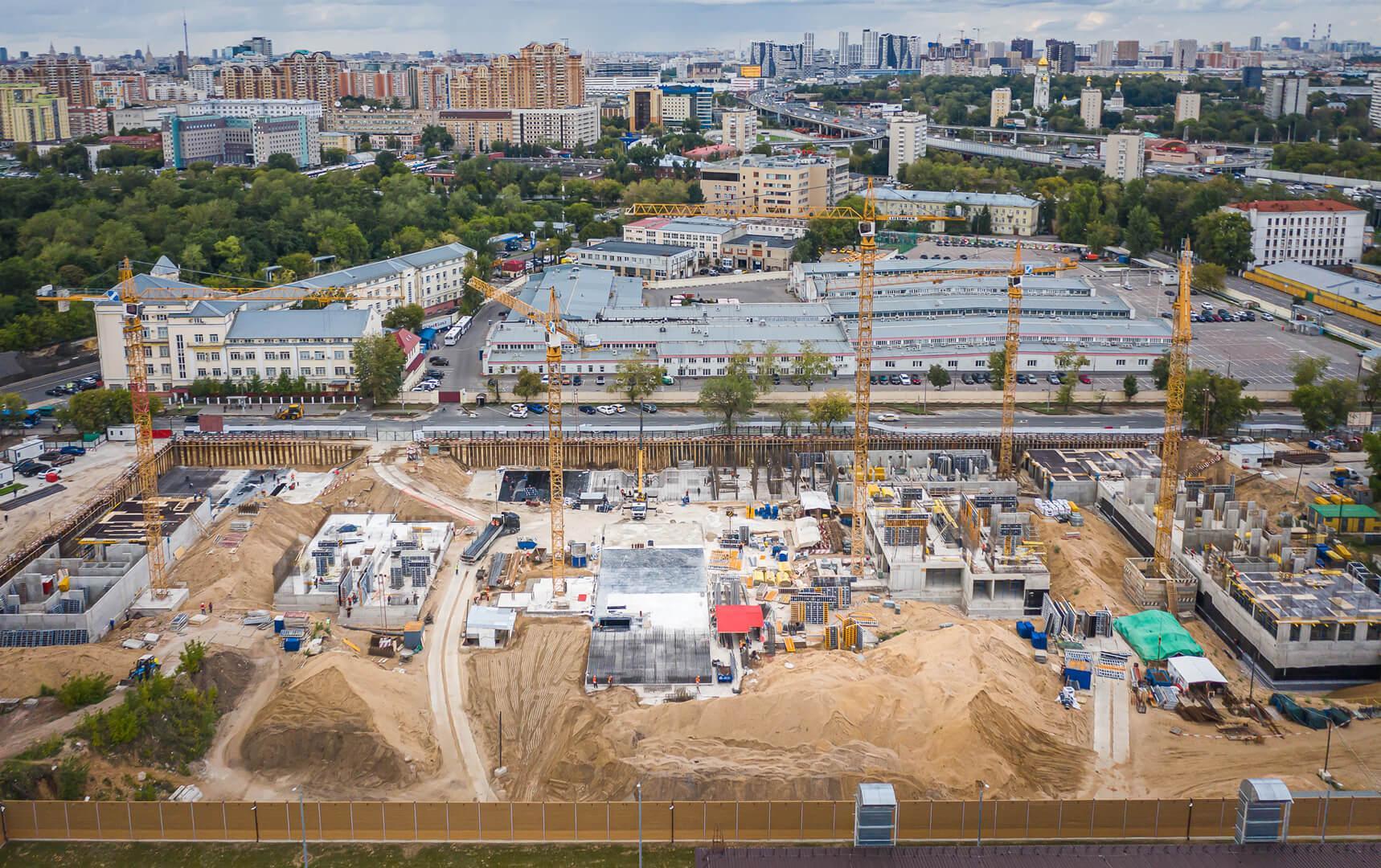 Возведение апартаментов набирает обороты